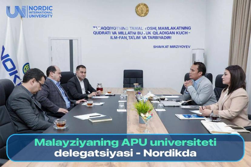 Nordikda Osiyo Tinch okeani universiteti (APU) vakillari bilan uchrashuv bo‘lib o‘tdi