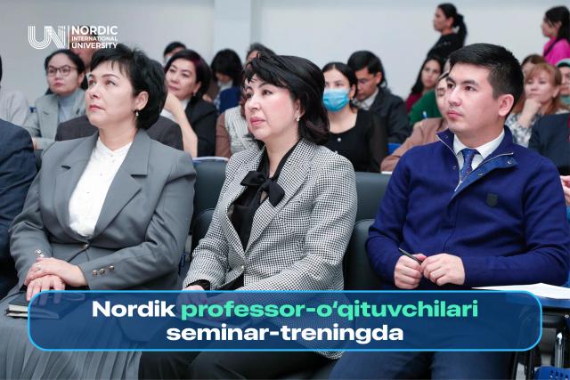 Professor-o‘qituvchilar uchun seminar-trening haftaligi o‘tkazilmoqda