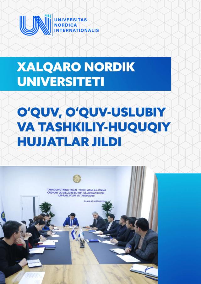 XNU hujjatlar jildi