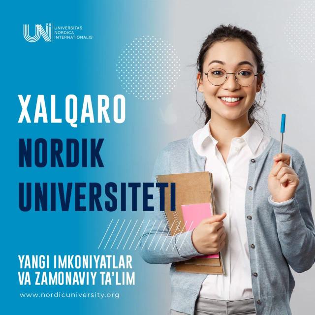 Xalqaro Nordik universiteti bilan xalqaro bilimlar sari!