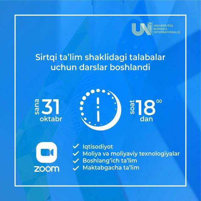 Sirtqi ta'lim shaklida tahsil olayotgan talabalar diqqatiga