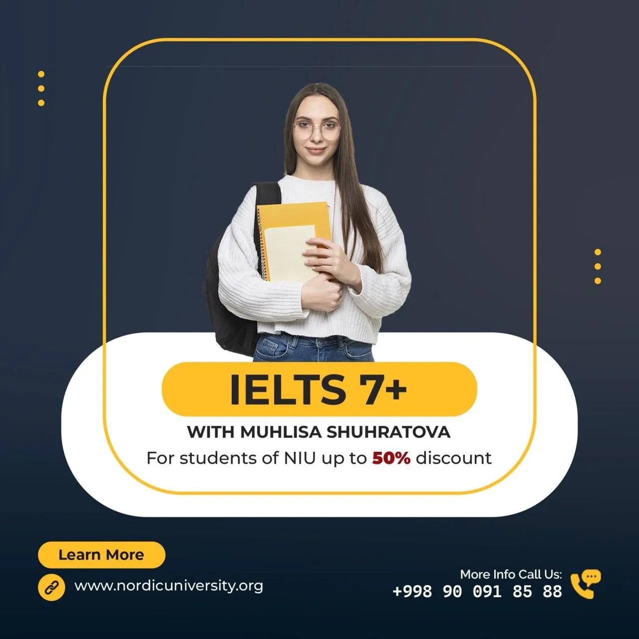 IELTS tayyorlov kursida o‘qing va orzuingizdagi joylarga boring!
