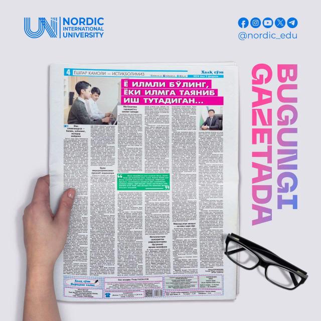 YO ILMLI BO‘LING YOKI ILMGA TAYANIB ISH TUTADIGAN...