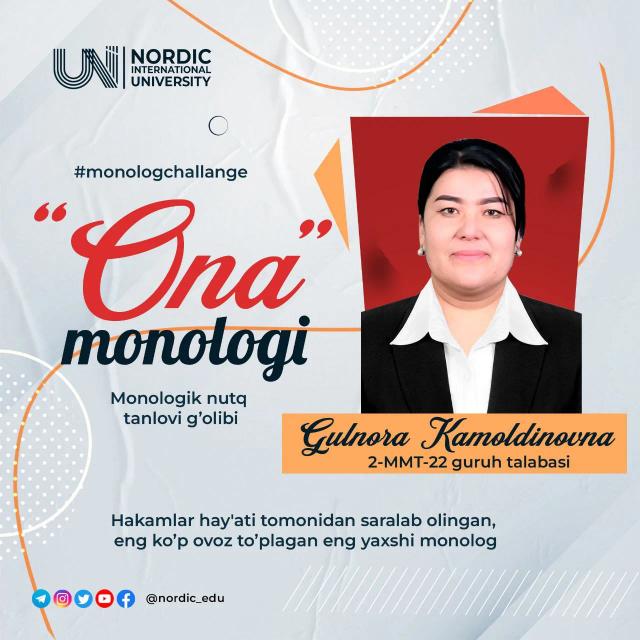 "MonologChallenge" g‘olibi aniqlandi!