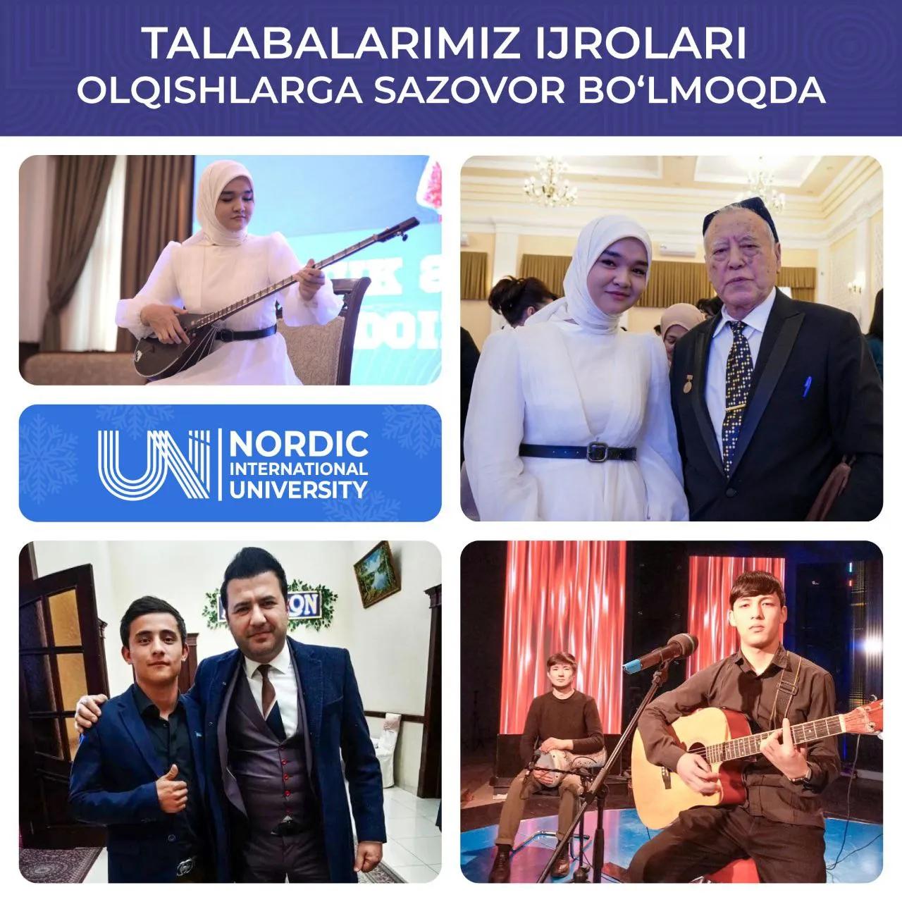 Talabalarimiz ijrolari olqishlanmoqda