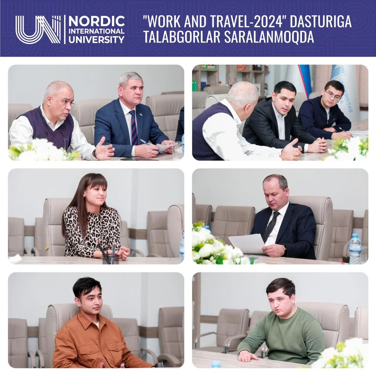 "Work and Travel" dasturi uchun suhbat o‘tkazildi