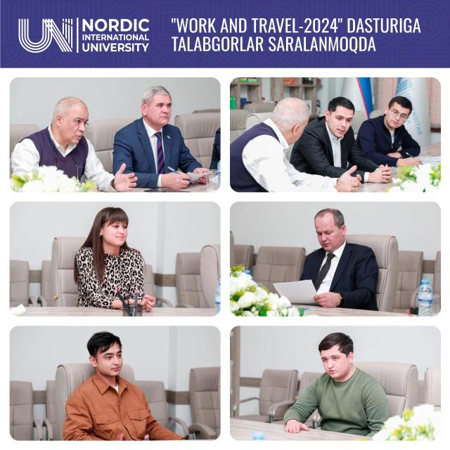 "Work and Travel" dasturi uchun suhbat o‘tkazildi