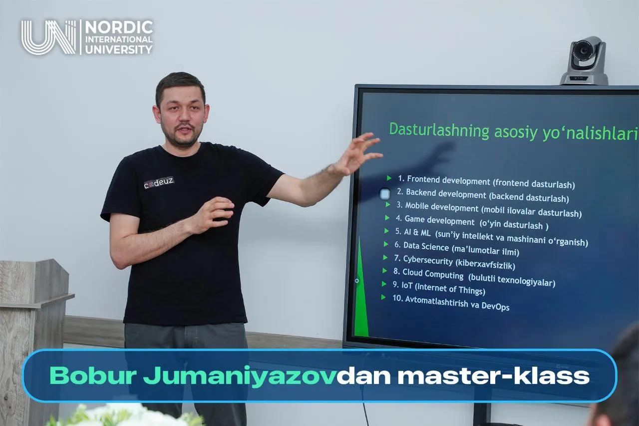 Master-klass: bo‘lajak dasturchilar uchun bebaho tajriba