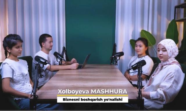 Nordic podcastda talabalar