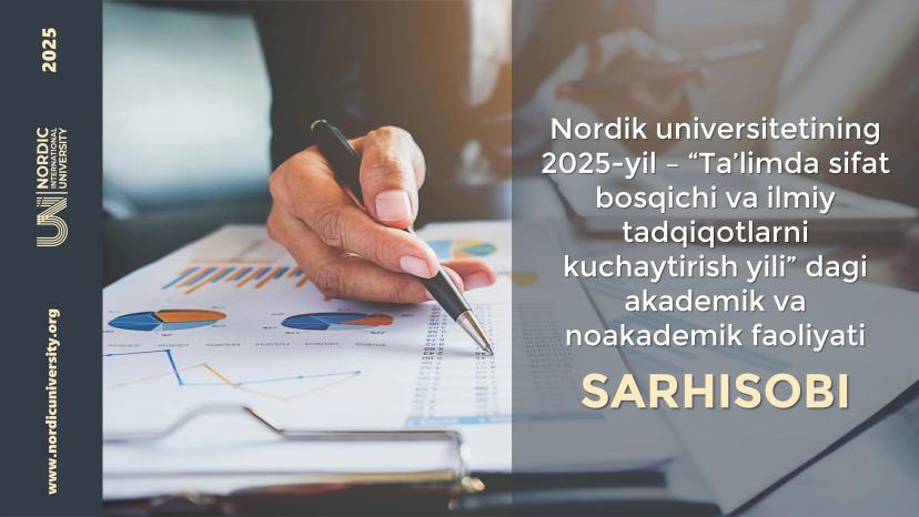 "Yashil universitet sari: global mehnat bozori talabi asosida raqobatdardosh kadrlar tayyorlash" yili