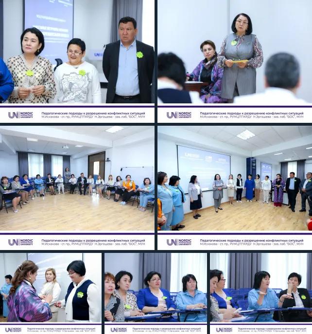 Xalqaro o‘quv kursi tinglovchilari uchun zamonaviy pedagogik yondashuvlar va hissiy intellektni rivojlantirish bo‘yicha mahorat darslari o‘tkazildi.