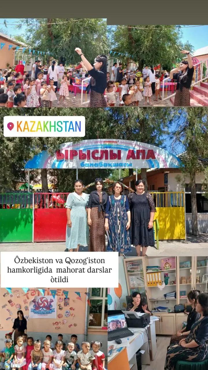 A master's student in music education at the International Scandinavian University returned to Kazakhstan, having conducted master classes in a preschool institution.