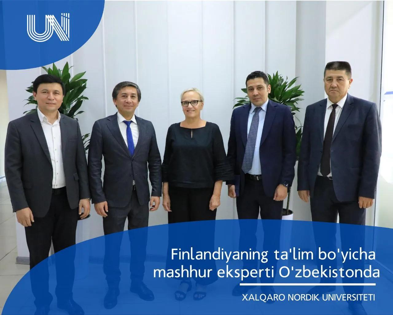 Xalqaro Nordik universitetiga Navoiy viloyati hokimining Finlyandiyalik maslahatchisi tashrif buyurdi