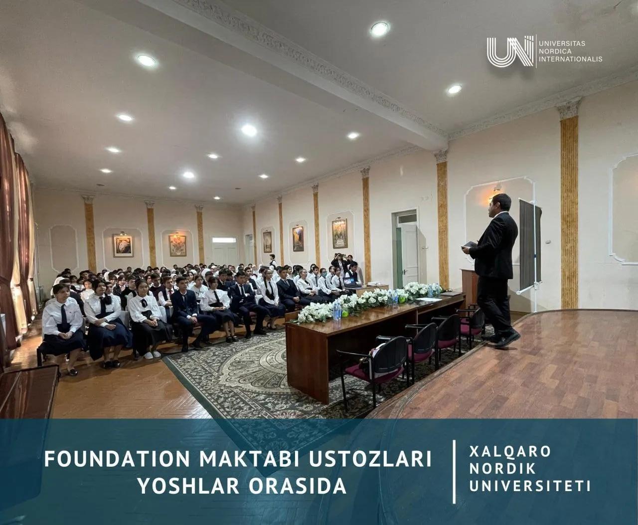 Foundation maktabi ustozlari - yoshlar orasida