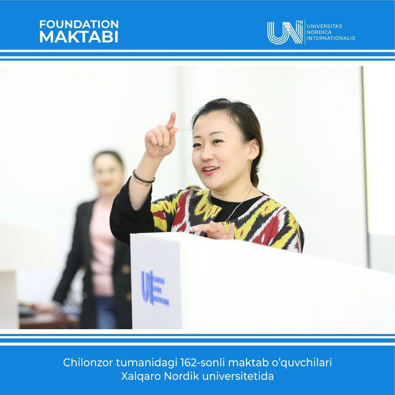 O‘quvchi-yoshlar Foundation maktabimiz bilan tanishmoqdalar