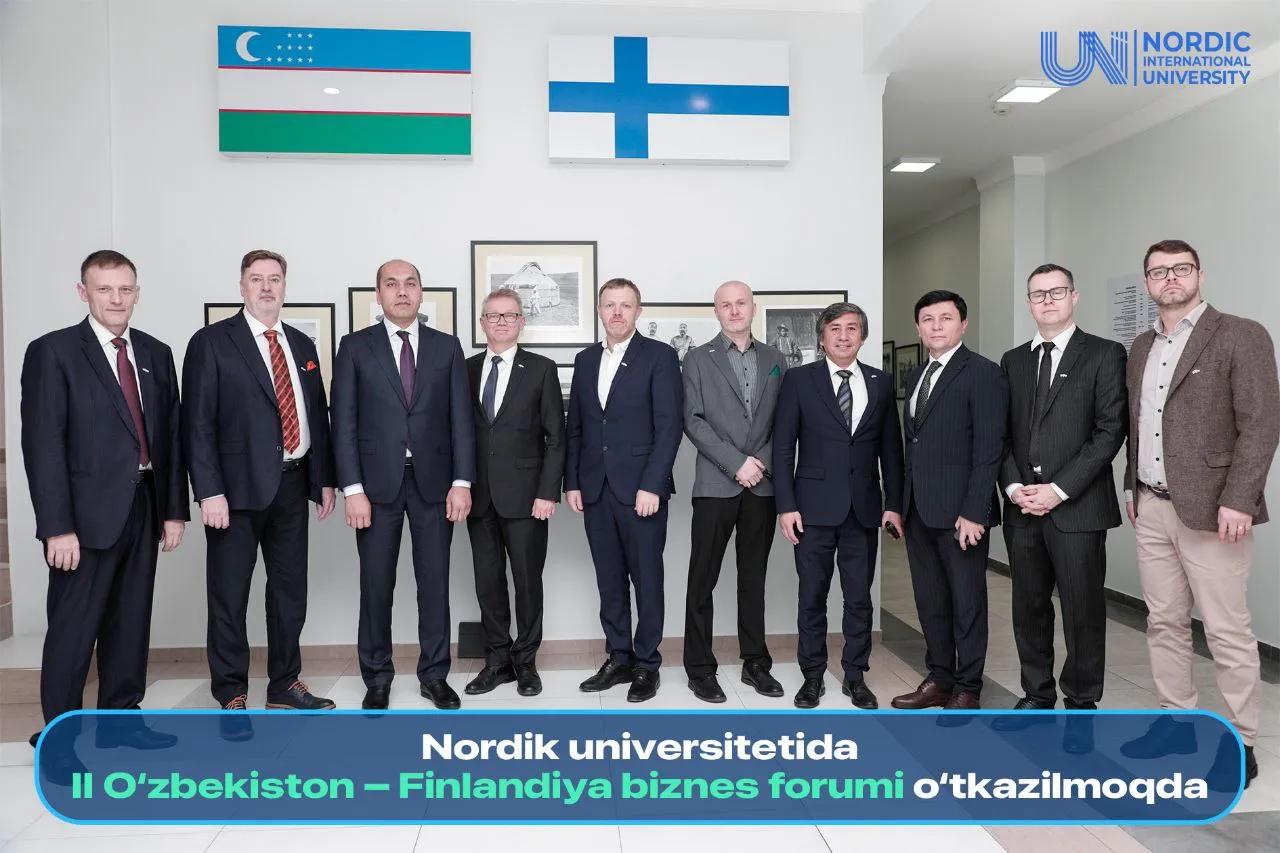 II O‘zbekiston - Finlandiya biznes forumi: istiqbolli yo‘nalishlarda hamkorlikning yangi bosqichi