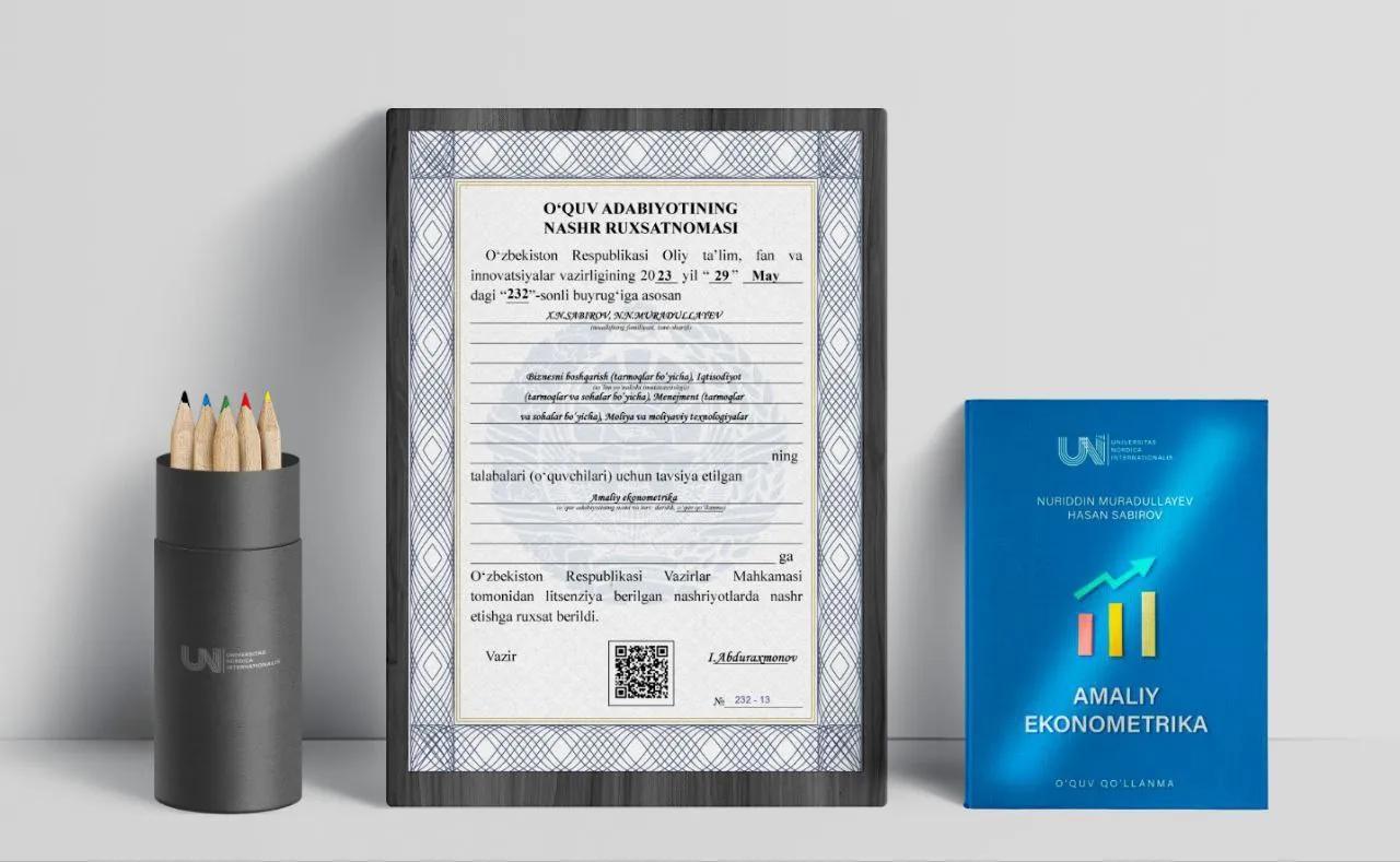 XNU professor-o‘qituvchilariga yangi adabiyotlar nashri uchun Oliy ta’lim, fan va innovatsiyalar vazirligi tomonidan guvohnomalar taqdim etildi.