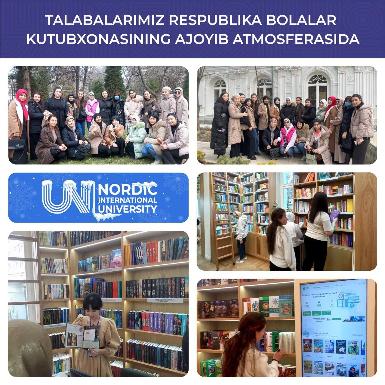 Respublika bolalar kutubxonasi Toshkent shahri markazidagi tarixiy binoda joylashgan zamonaviy va ko‘p tarmoqli jamoat maskanidir.