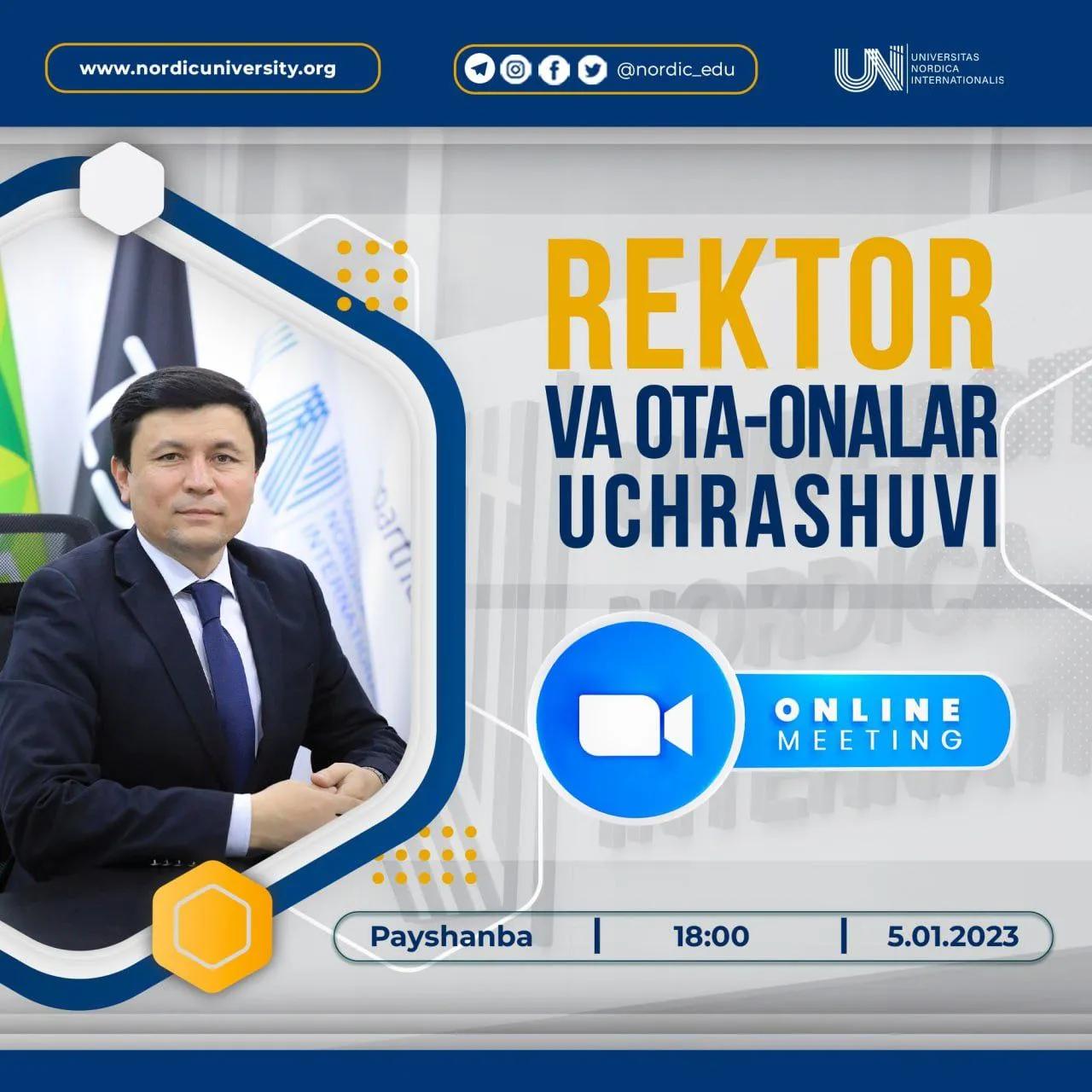 Kunduzgi ta'limdagi talabalarimizning ota-onalari diqqatiga!