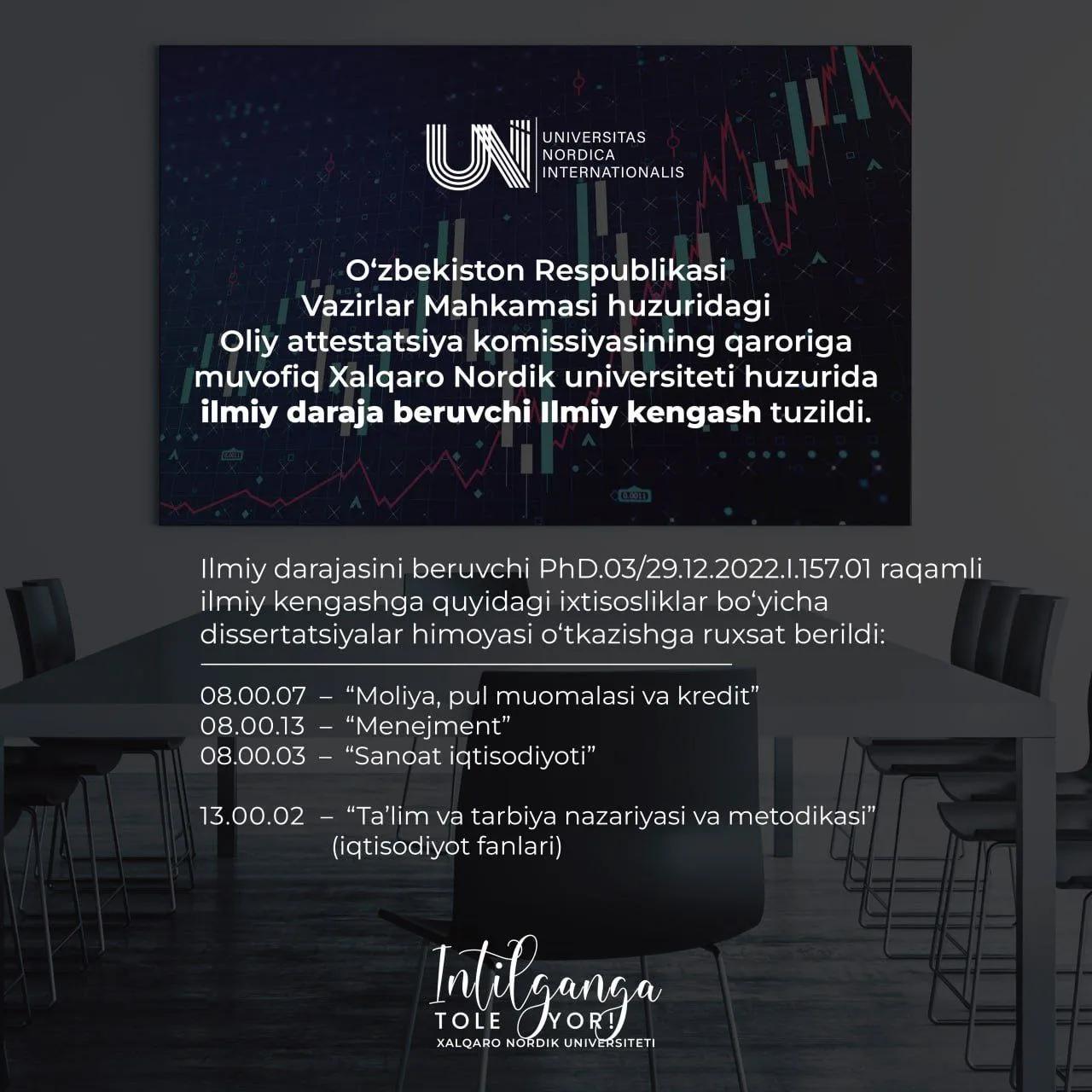 Tayanch doktorant va mustaqil izlanuvchilar diqqatiga!