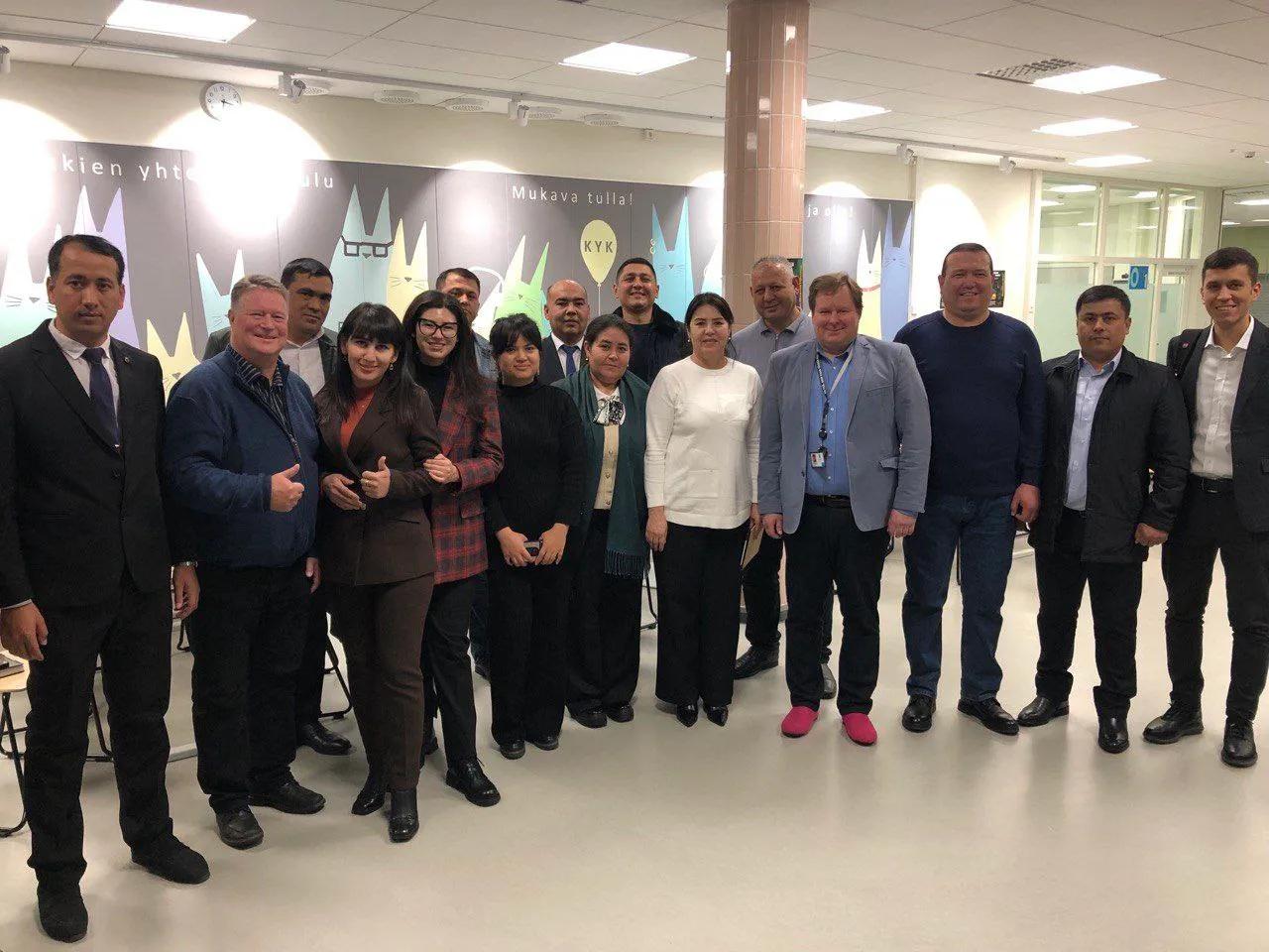 Xalqaro Nordik Universiteti tomonidan ta’lim sohasi ekspertlari uchun Finlyandiyaga uyushtirilgan amaliy tashrif samarali o‘tmoqda