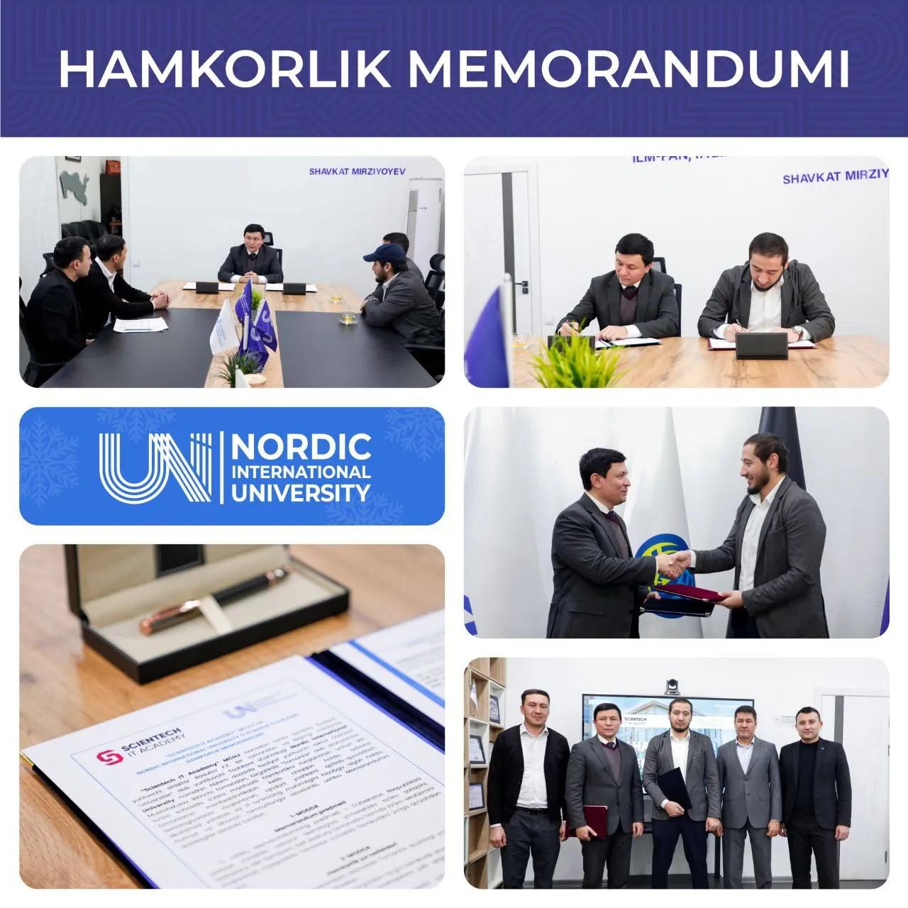 XNU va Scientech IT Academy rahbariyati o‘rtasida uchrashuv o‘tkazildi