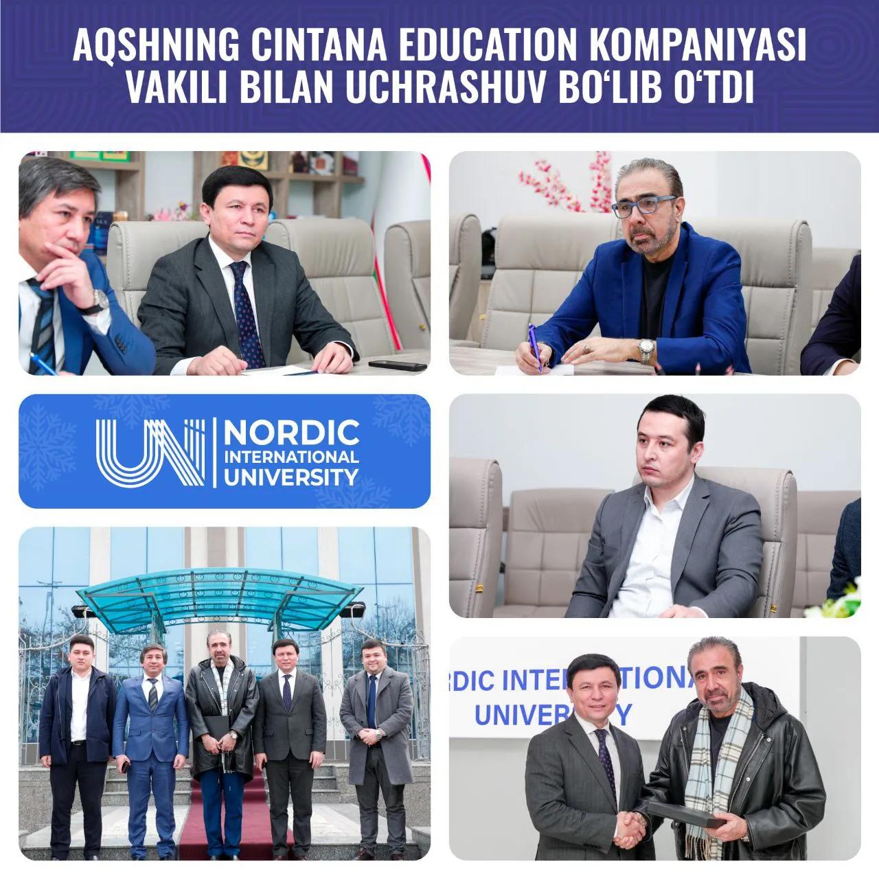 AQShning Cintana Education ta’lim kompaniyasi vakili bilan uchrashuv bo‘lib o‘tdi