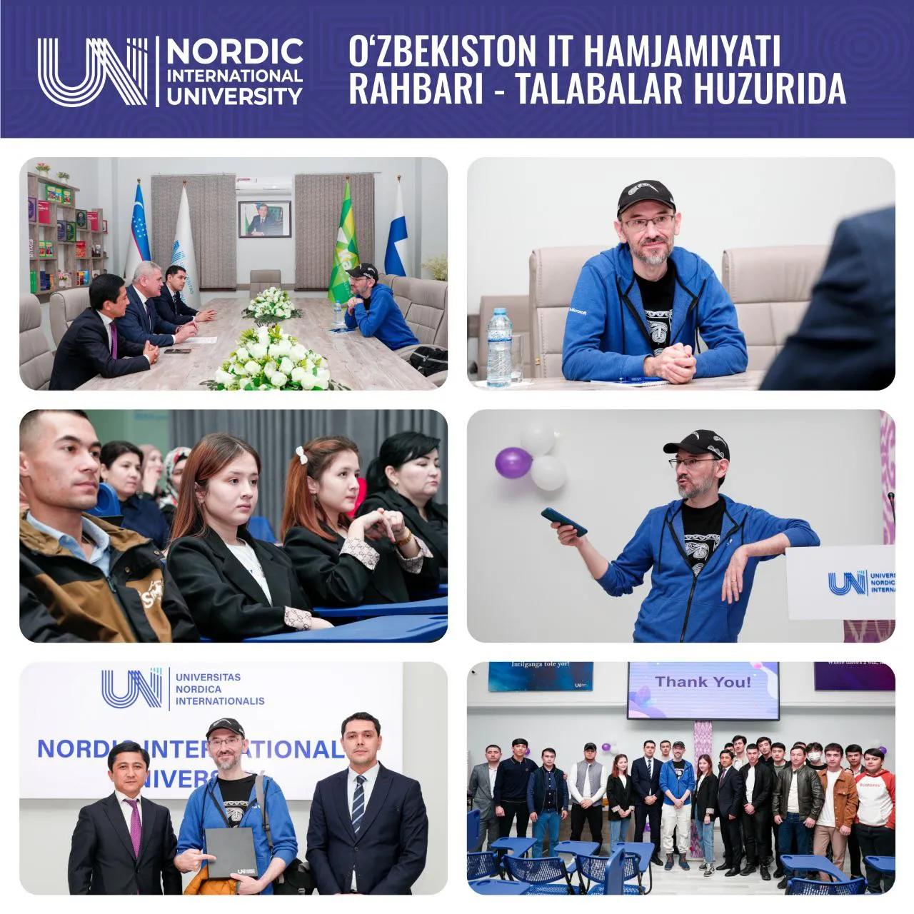 O‘zbekiston IT hamjamiyati rahbari - talabalar huzurida!