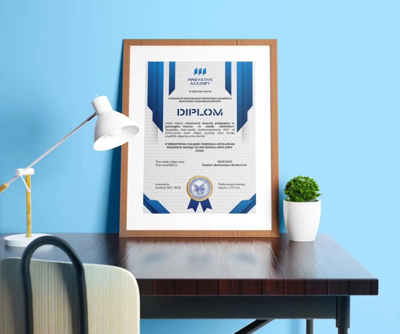 Musiqa taʼlimi: ilg‘or tajriba va rivojlanish yo‘nalishlari tadqiq etilmoqda