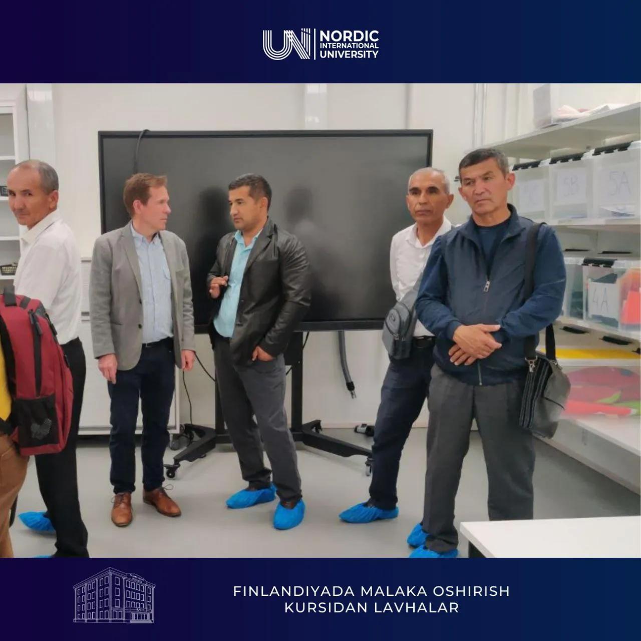 Surxondaryo ta'lim delegatsiyasi – Finlandiyada