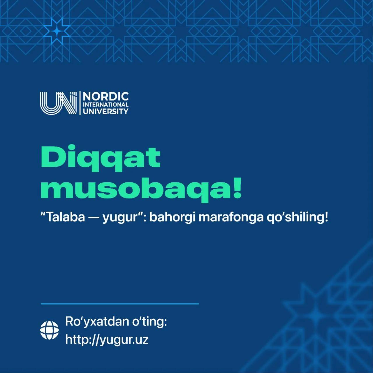 “Talaba — yugur”: bahorgi marafonga qo‘shiling!