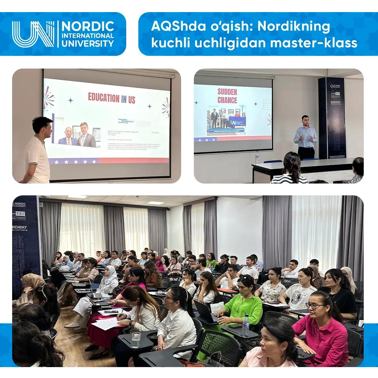 AQShda o‘qish: Nordikning kuchli uchligidan master-klass