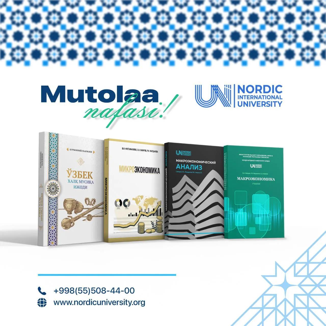 Yangi nashrlar - kelajak ilmlariga poydevor!