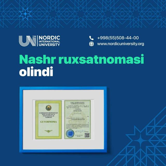 Darslik va o‘quv qo‘llanmalarimizga nashr ruxsatnomalari berildi