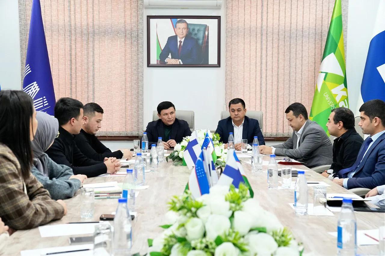 Nordik rektori tadqiqotchilar bilan uchrashdi